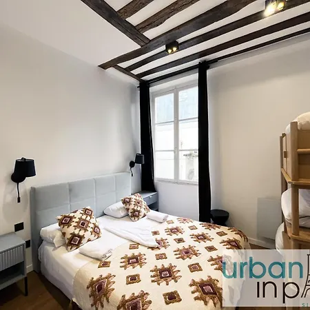Urban Flat 108 - Classic Parisian 4 Bdr Flat Lägenhet