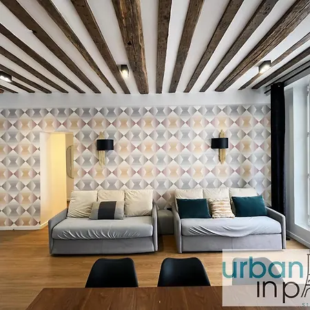 شقة Urban Flat 108 - Classic Parisian 4 Bdr Flat
